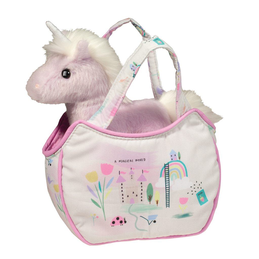 Magical World Sassy Sack W/Purple Unicorn