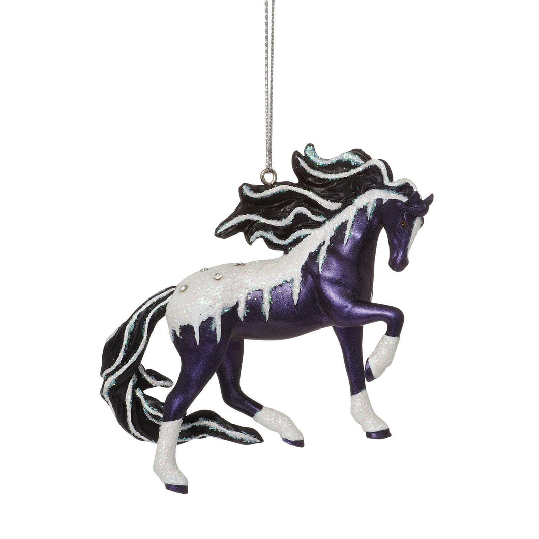 Frosted Black Magic Ornament