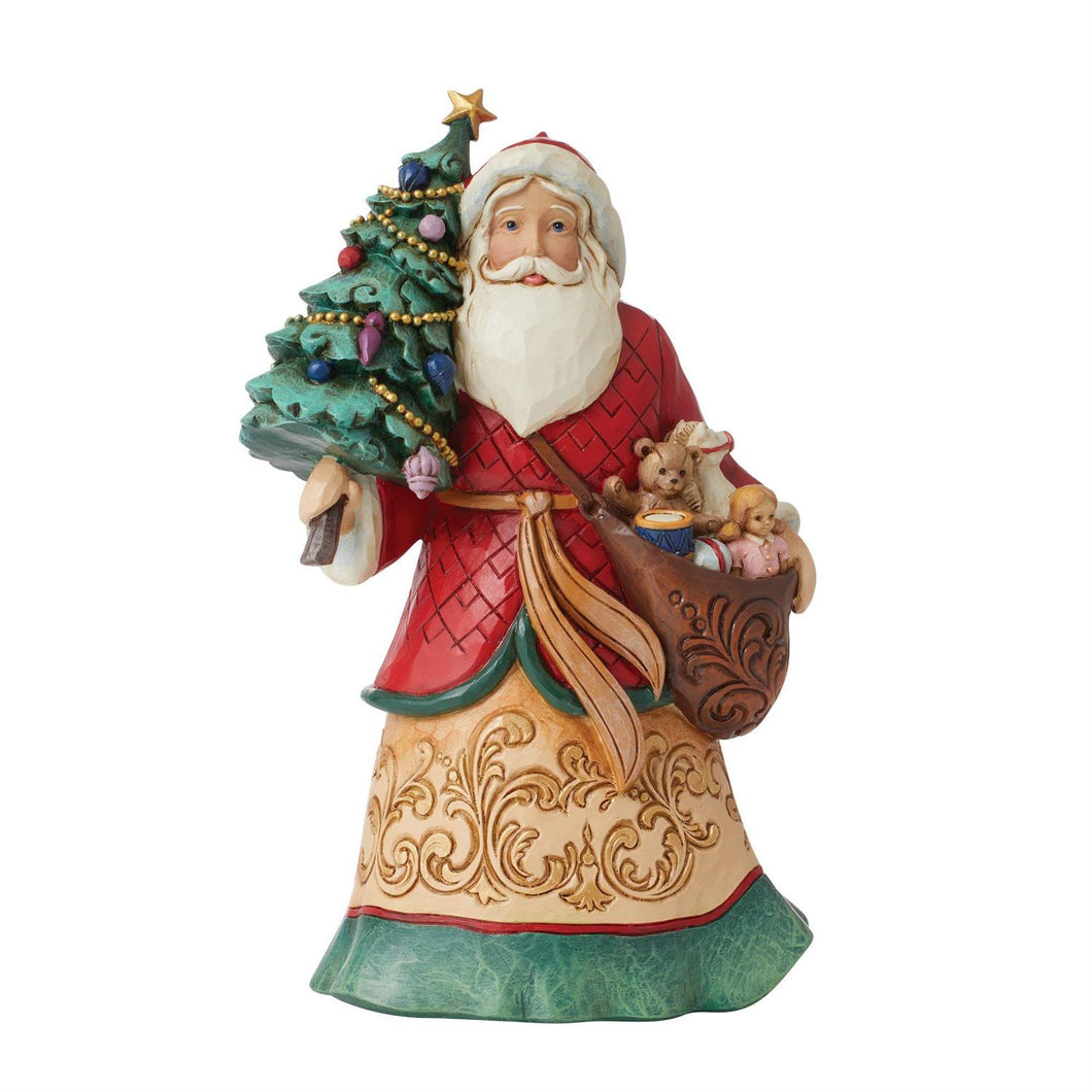 Santa With a Tree