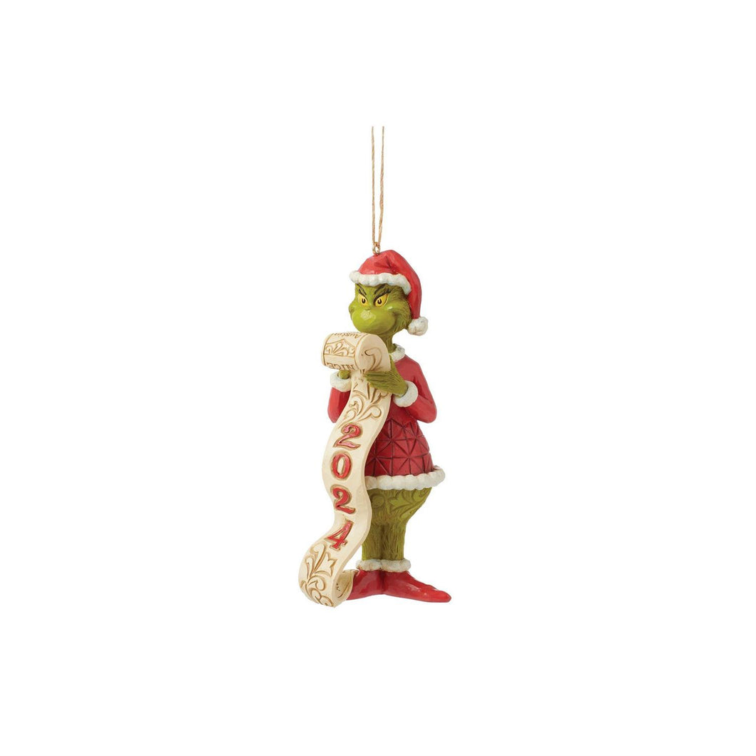Grinch Holding Naughty and Nice List