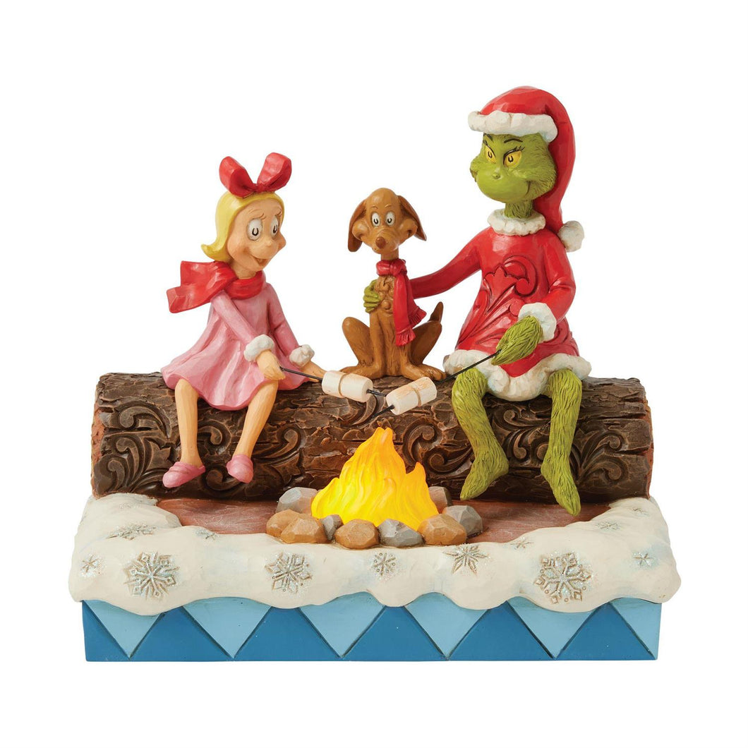 Grinch, Max and Cindy Roasting Marshmallows