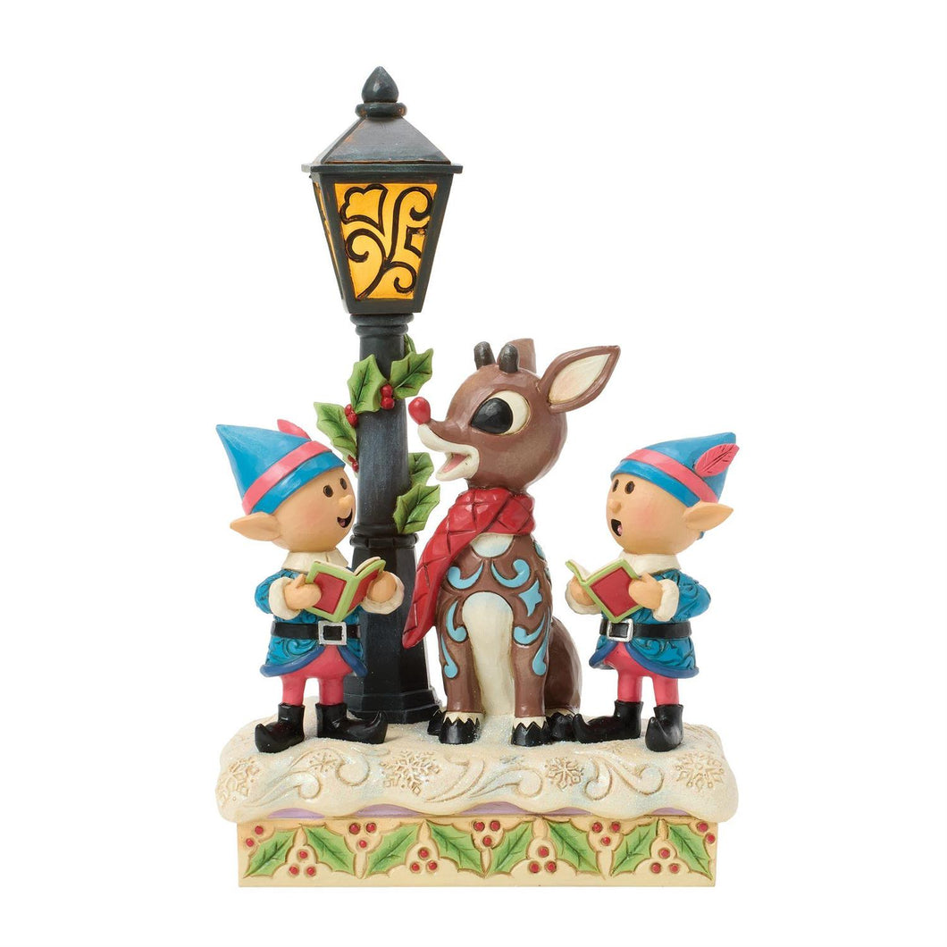 Rudolph with Elves