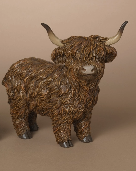 Standing Highland Cow
