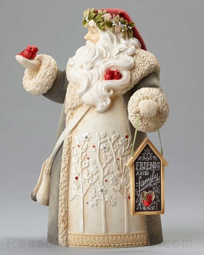 Santa Holding Cardinals