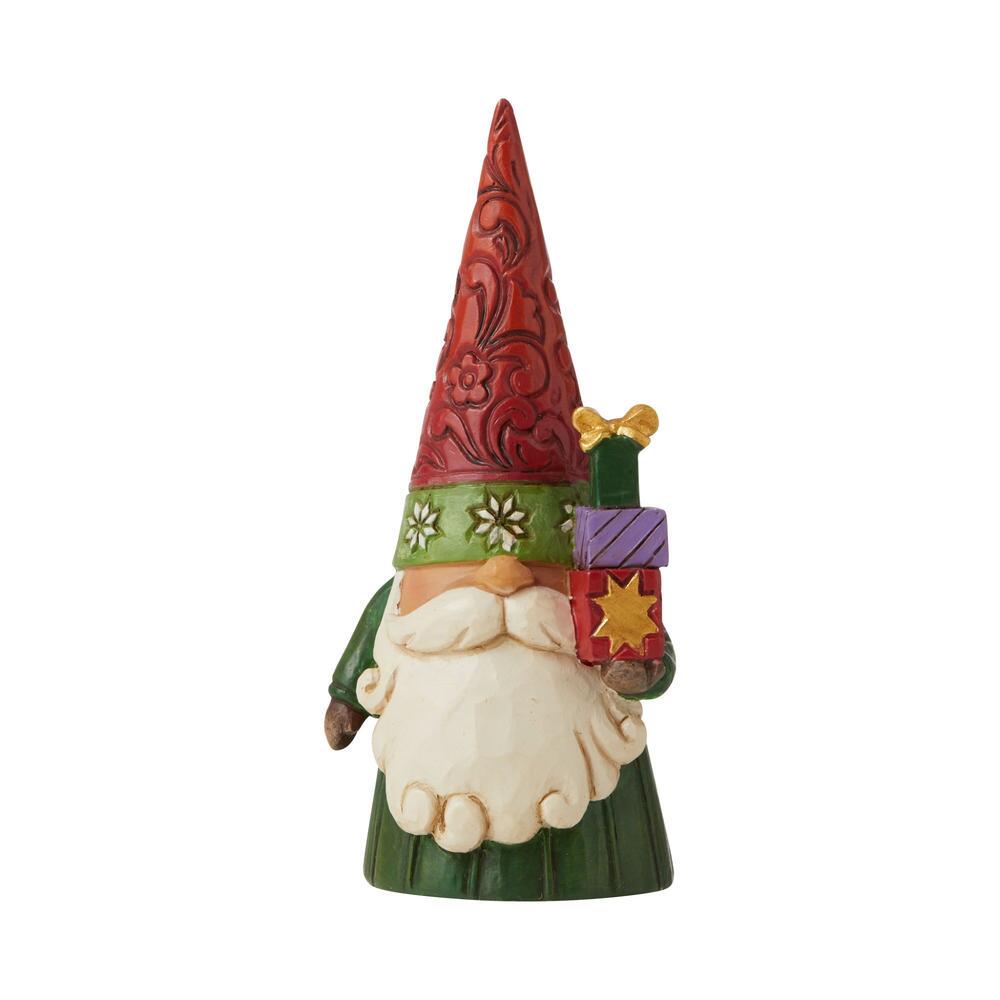 Gnome holding Present