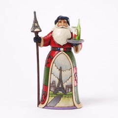 French Santa Ornament